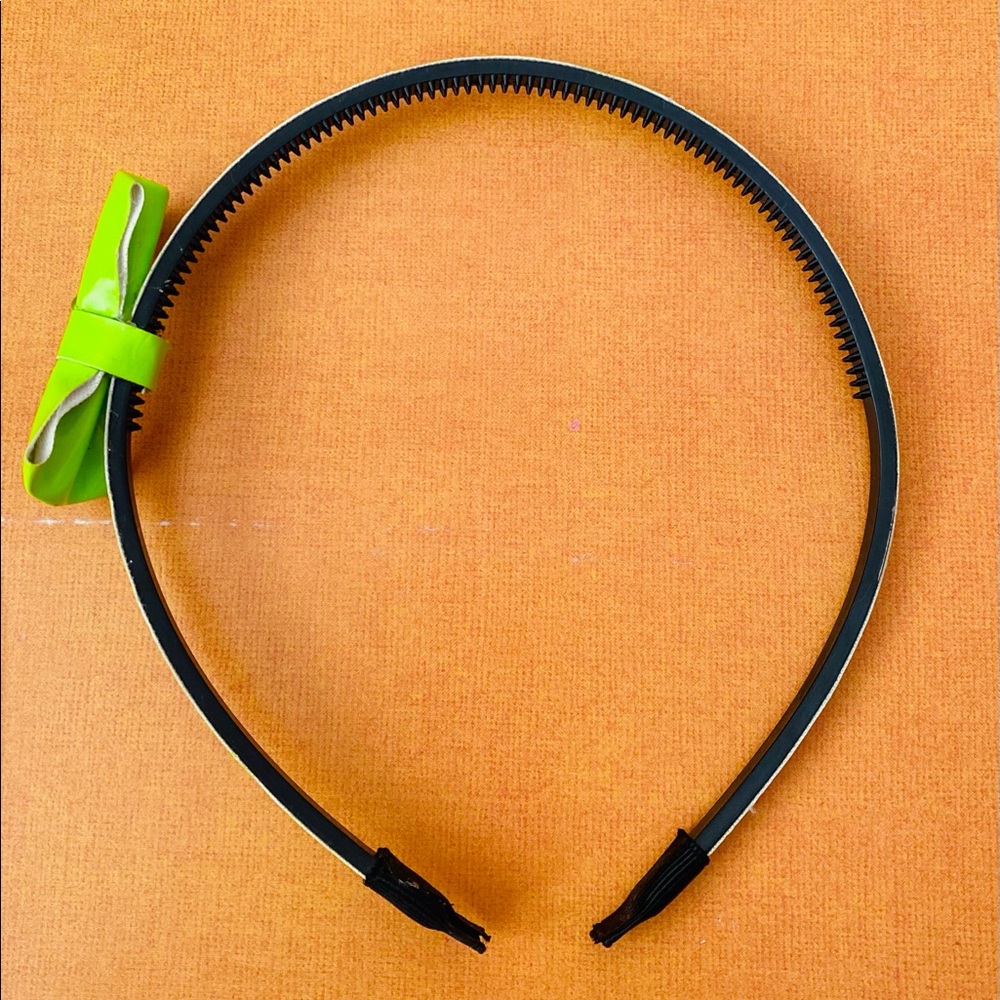 Green Bow Tie Headband